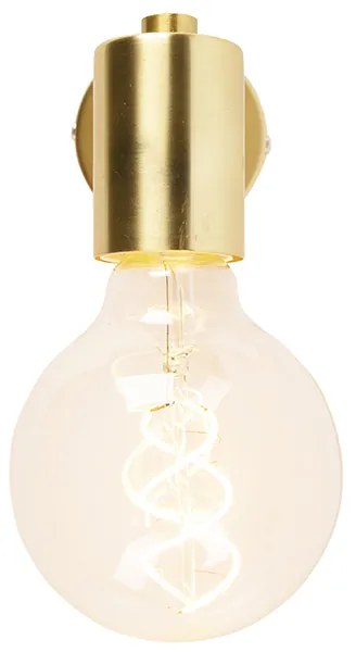 Inteligentna lampa ścienna w stylu art deco złota z żarówką G95 WiFi - Facil Nowoczesny Oswietlenie wewnetrzne