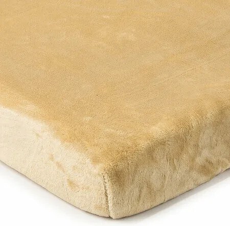 4Home Prześcieradło mikroflanela beżowy, 160 x 200 cm