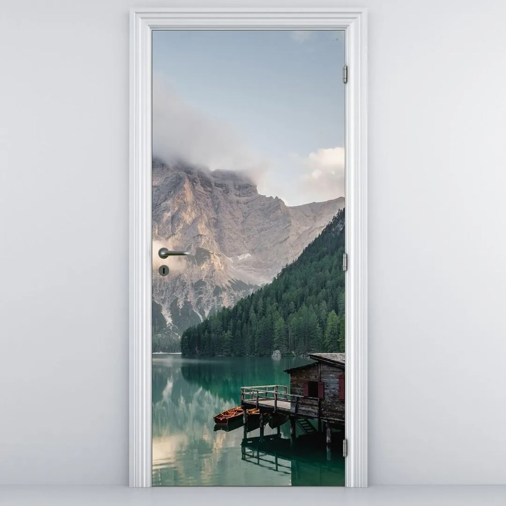 Fototapeta na drzwi - Jezioro Prags (95x205cm)