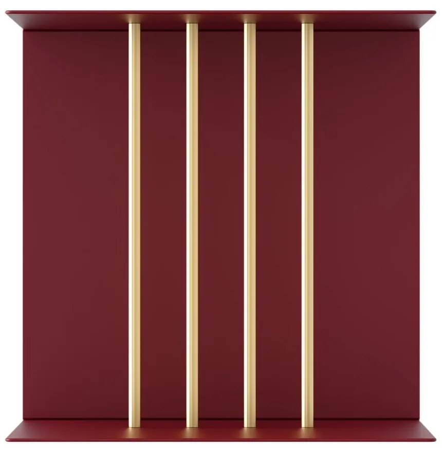 Czerwona metalowa półka Teaser – UMAGE