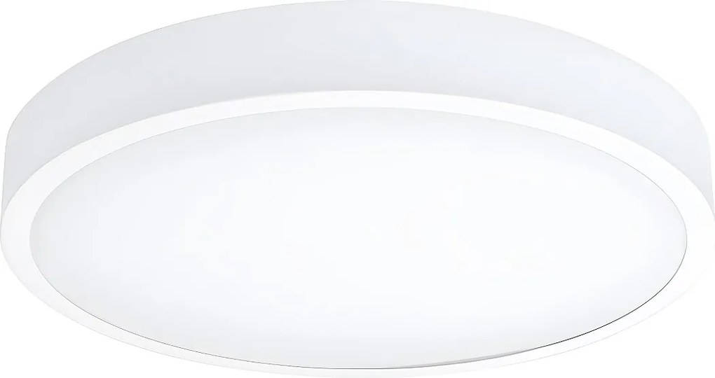 Plafony Minimalistyczny Onyx, Aluminium - 1 Źródło - L.50 X H.6 Cm - Biały