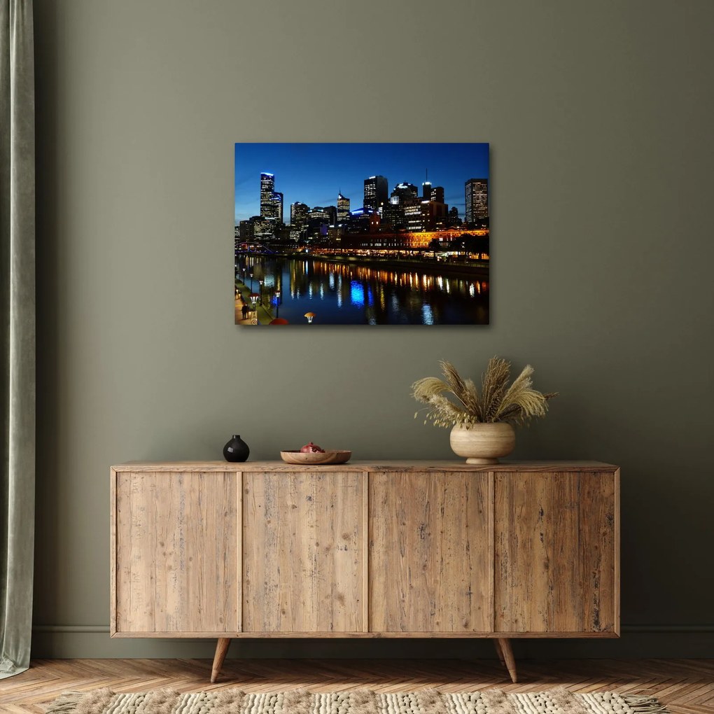 Obraz nocy w Melbourne (70x50 cm)