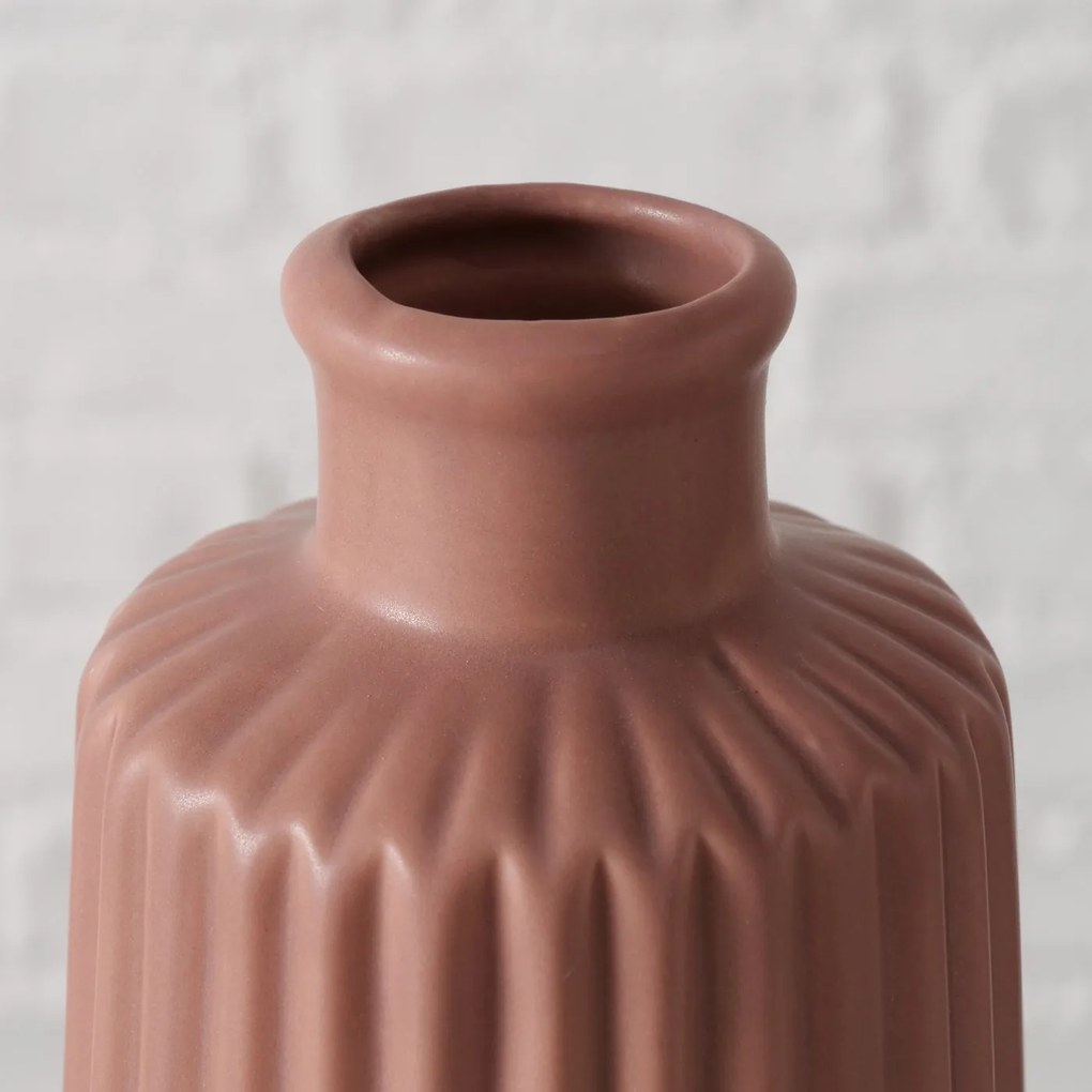 Wazon ceramiczny ESKO, ręcznie malowany, 17 cm