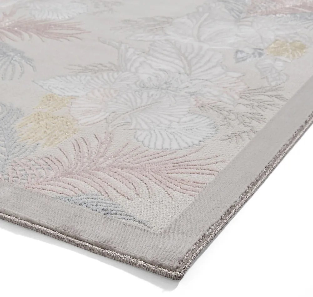 Szarobeżowy dywan 200x290 cm Tropicana Pearl – Think Rugs