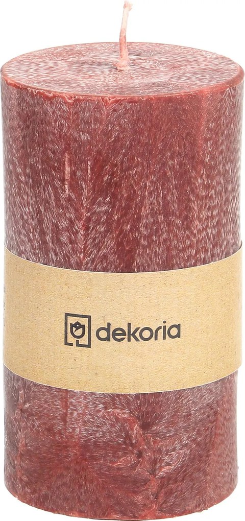 Świeca zapachowa palmowa walec Burgundy
