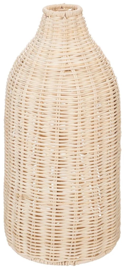 Wazon dekoracyjny z rattanowej plecionki Seav, 32 cm