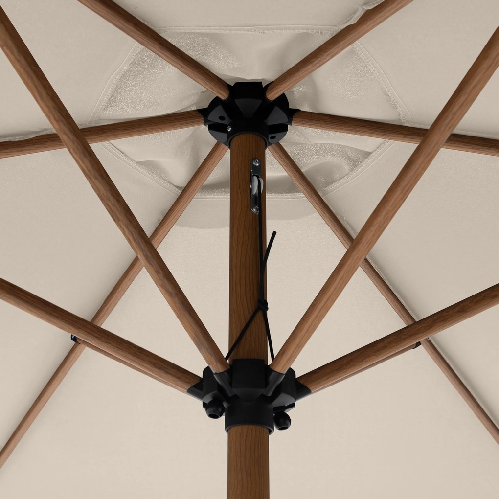 Doppler LIFE naturalny parasol ogrodowy 305 cm