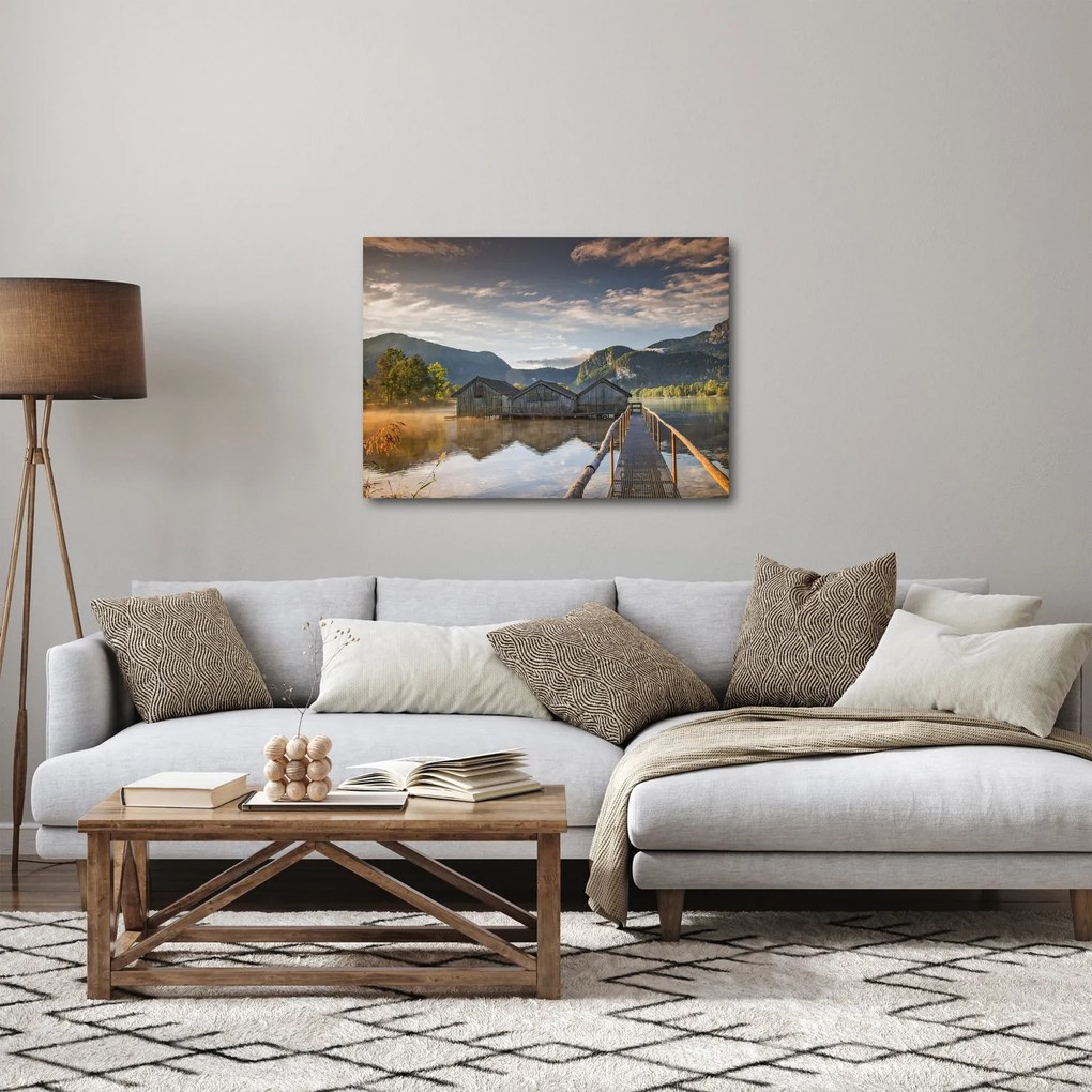 Obraz jeziora (70x50 cm)