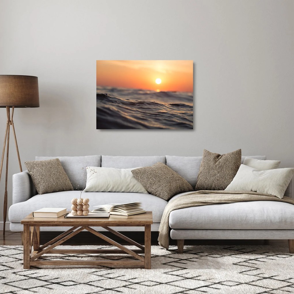 Obraz na szkle powierzchni wody (70x50 cm)
