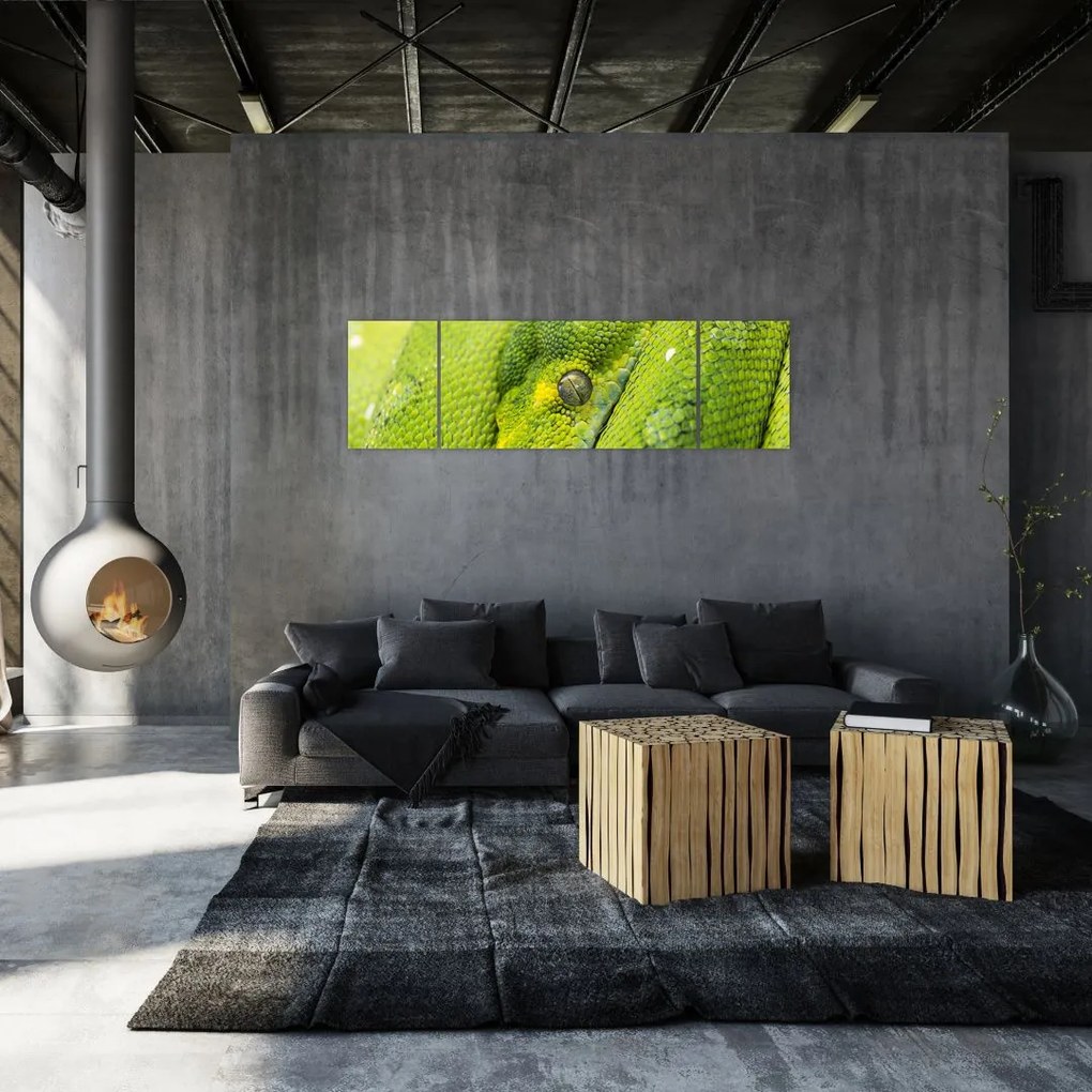 Obraz węża (170x50 cm)
