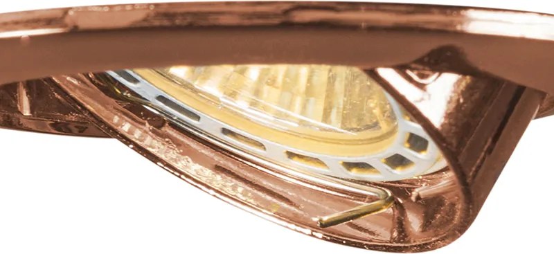 Inteligentny reflektor wpuszczany miedziany z możliwością przechylania, z Wifi GU10 - Edu