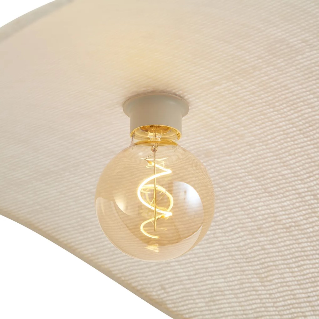 Nowoczesna Lampa Wisząca Beżowa 65cm - Hat