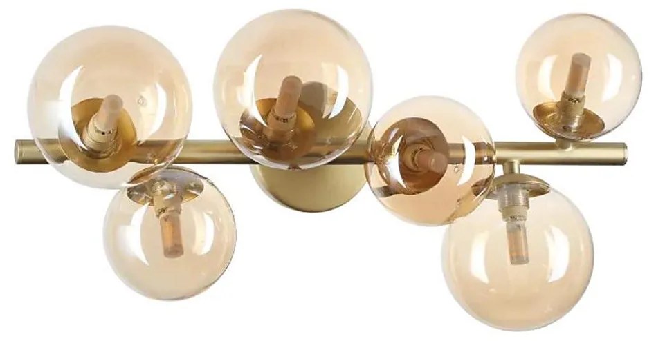 Ideal Lux - LED Żyrandol natynkowy PERLAGE 6xG9/3W/230V 49 cm złoty/dymny