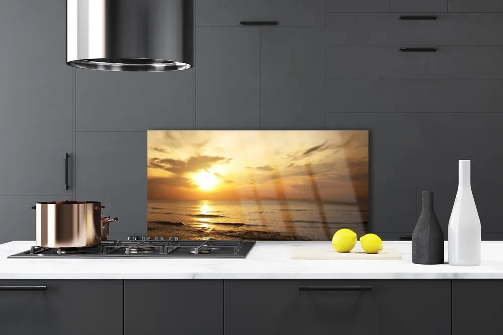 Szkło do Kuchni na Ścianę Bezkresna Tafla Morza