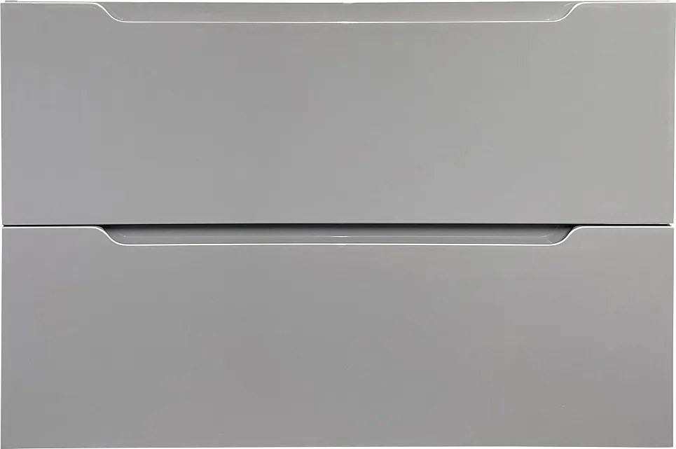 Szafka pod jedną umywalkę wisząca - Szary - 80 cm - STEFANIE