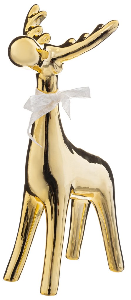 Ceramiczna figurka Renifer, 26 cm