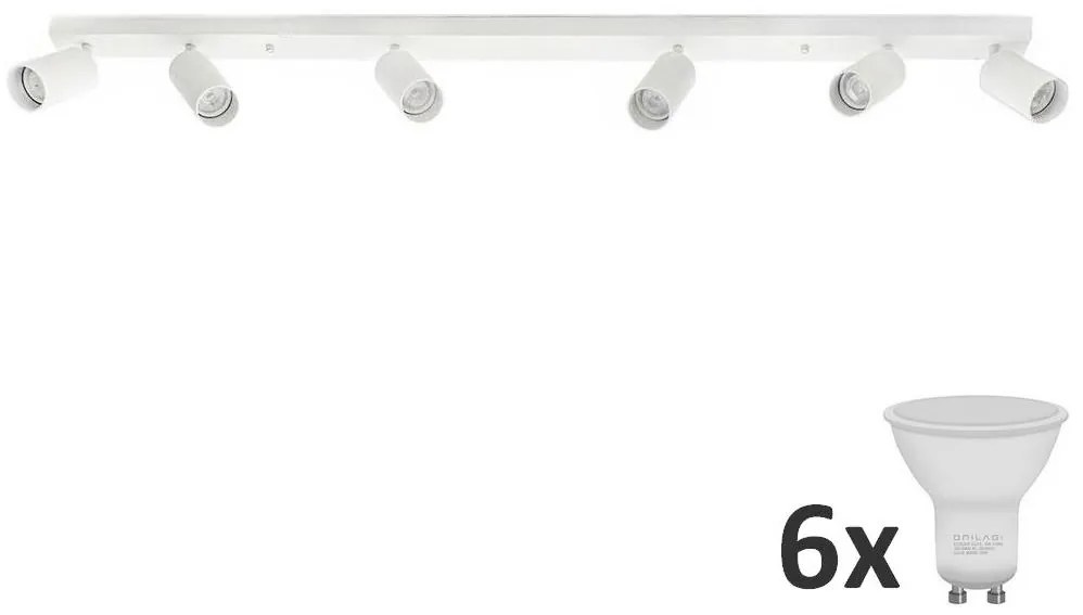 LED oprawa punktowa ANGIE 6xGU10/6W/230V biała