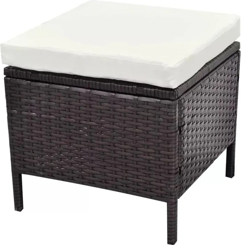 Zestaw brązowych mebli ogrodowych - Cintro