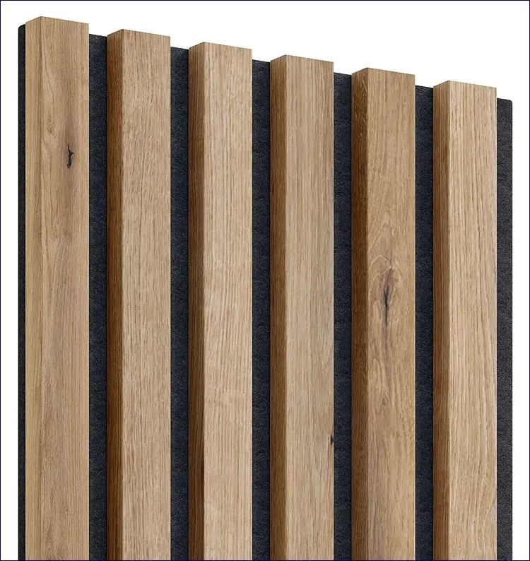 Akustyczne panele lamelowe 2 szt. dąb artisan H7-H45