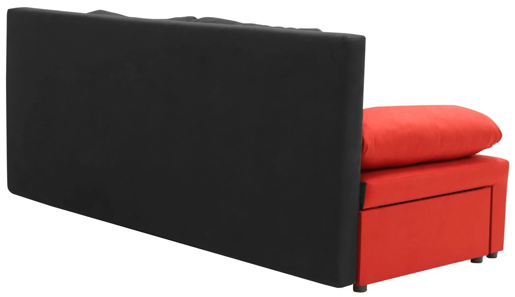 Kanapa sofa 3 os z funkcją spania SONI Granatowy/Czarny