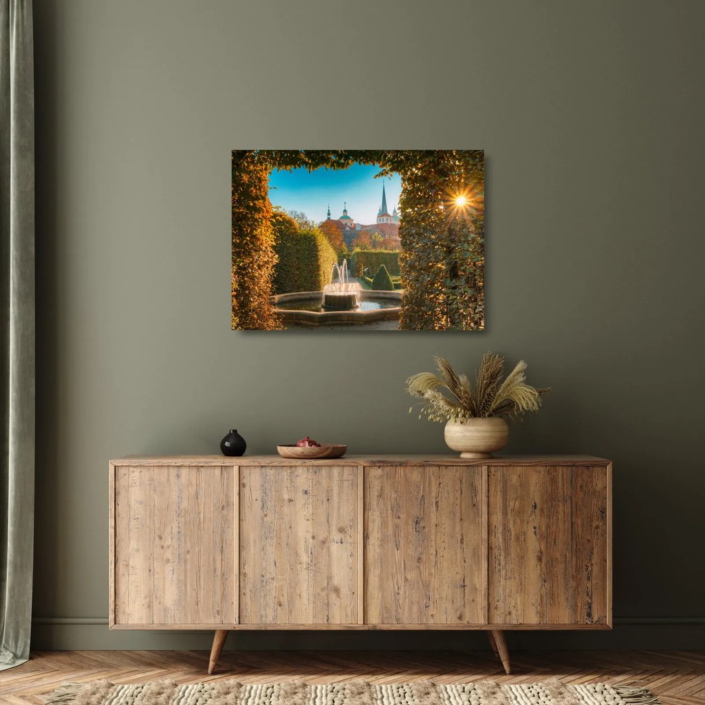 Obraz na szkle - Pałac Wallensteina (70x50 cm)