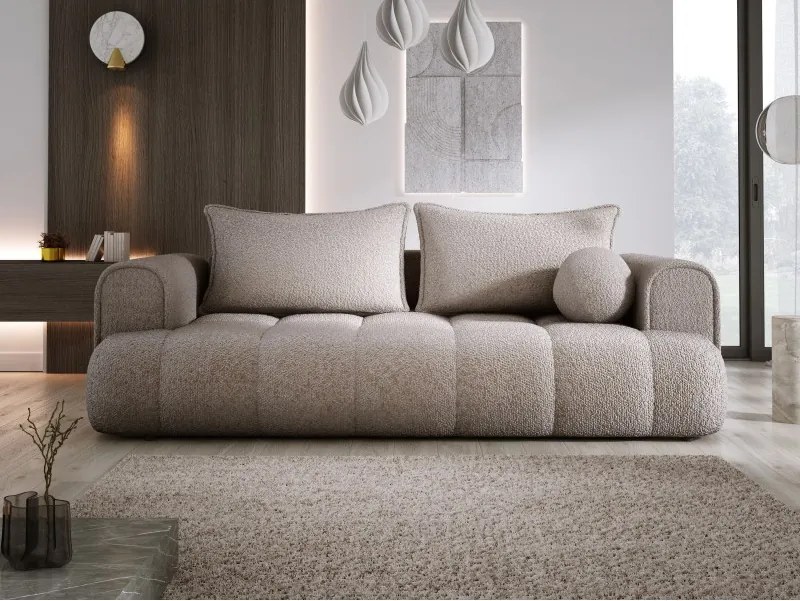 Sofa COCO z funkcja spania i pojemnikiem PIASKOWY ANTHOLOGY 06