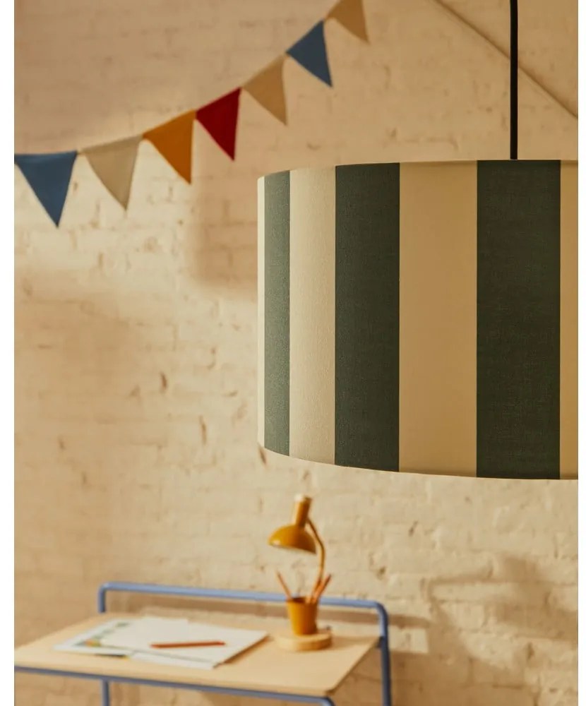 Biały/niebieski klosz do lampy dziecięcej ø 40 cm Ciral – Kave Home