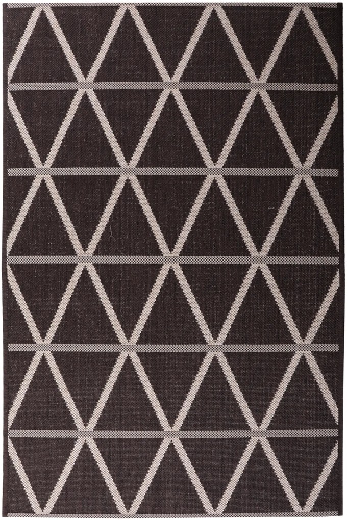 Dywan Jeans Brązowy Zewnętrzny 120x160 Prostokąt