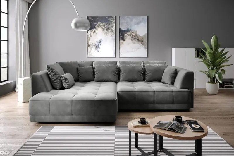 Narożnik TIGA BOX z funkcją spania z elektryczną regulacją siedziska WERSAL