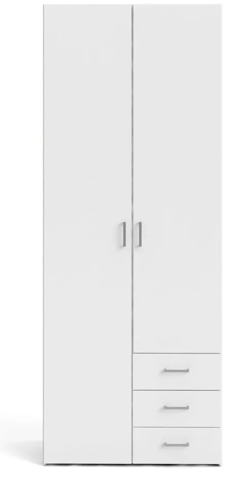 Biała szafa 78x200 cm Space – Tvilum