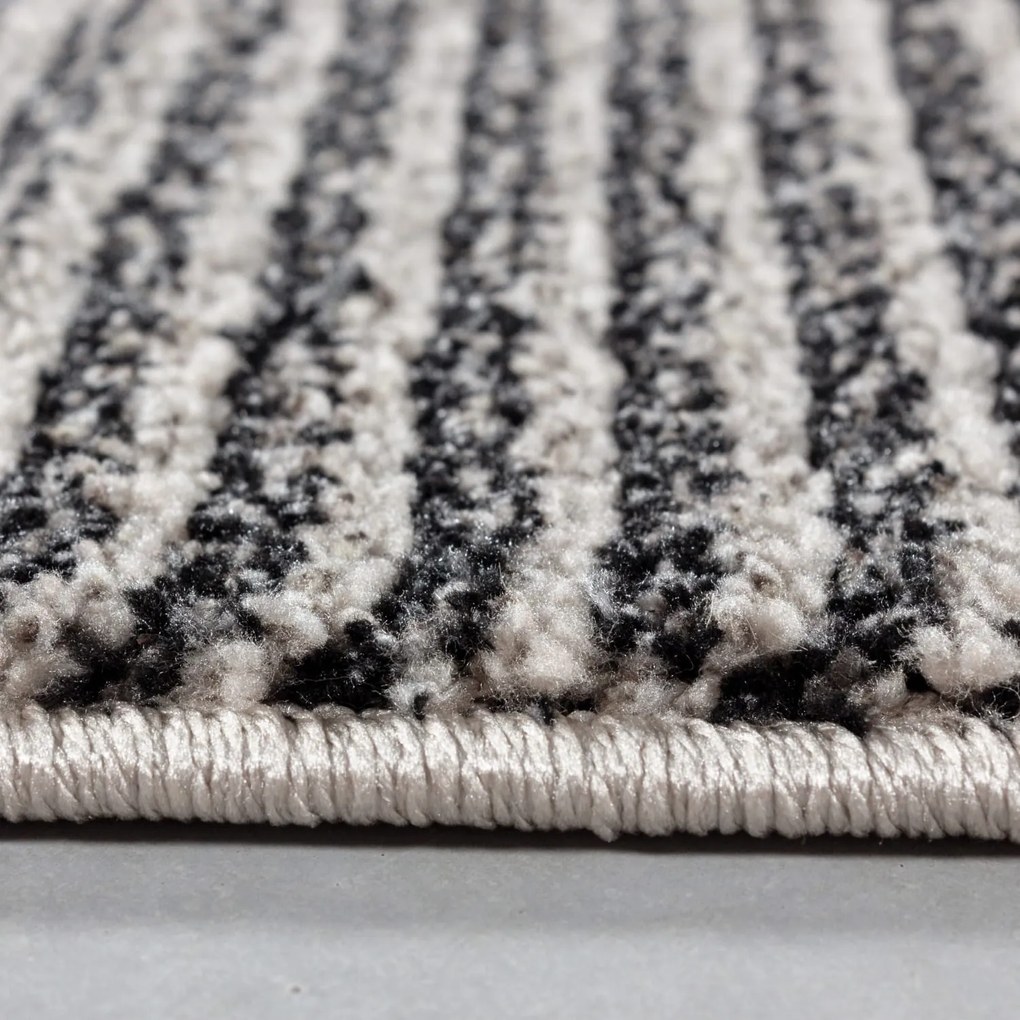 Dywan poliestrowy Berber antracyt 200 cm x 290 cm