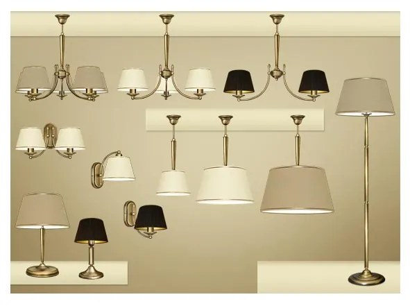 Klasyczny kinkiet mosiężny YA-K2