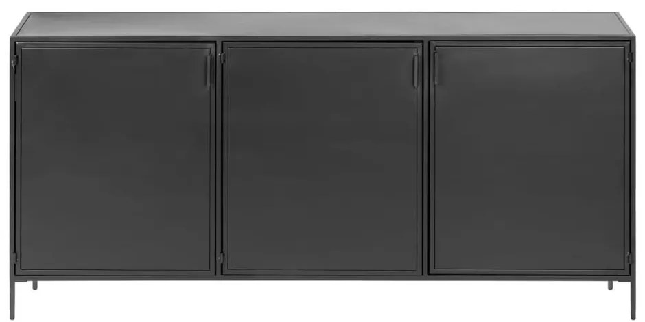 Czarna stalowa komoda 160x72x35 cm Shantay – Kave Home
