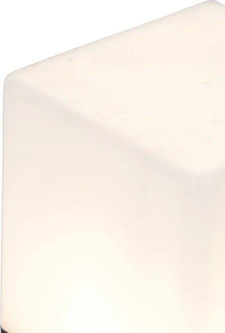 Lampa ogrodowa na kołek czarna z opalem 30 cm kołek i kabel - Denmark