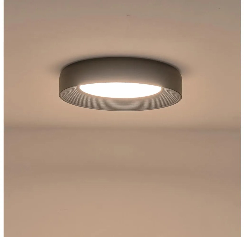 LED Plafon MOONLIGHT LED/40W/230V 3000K czarny śr. 50 cm