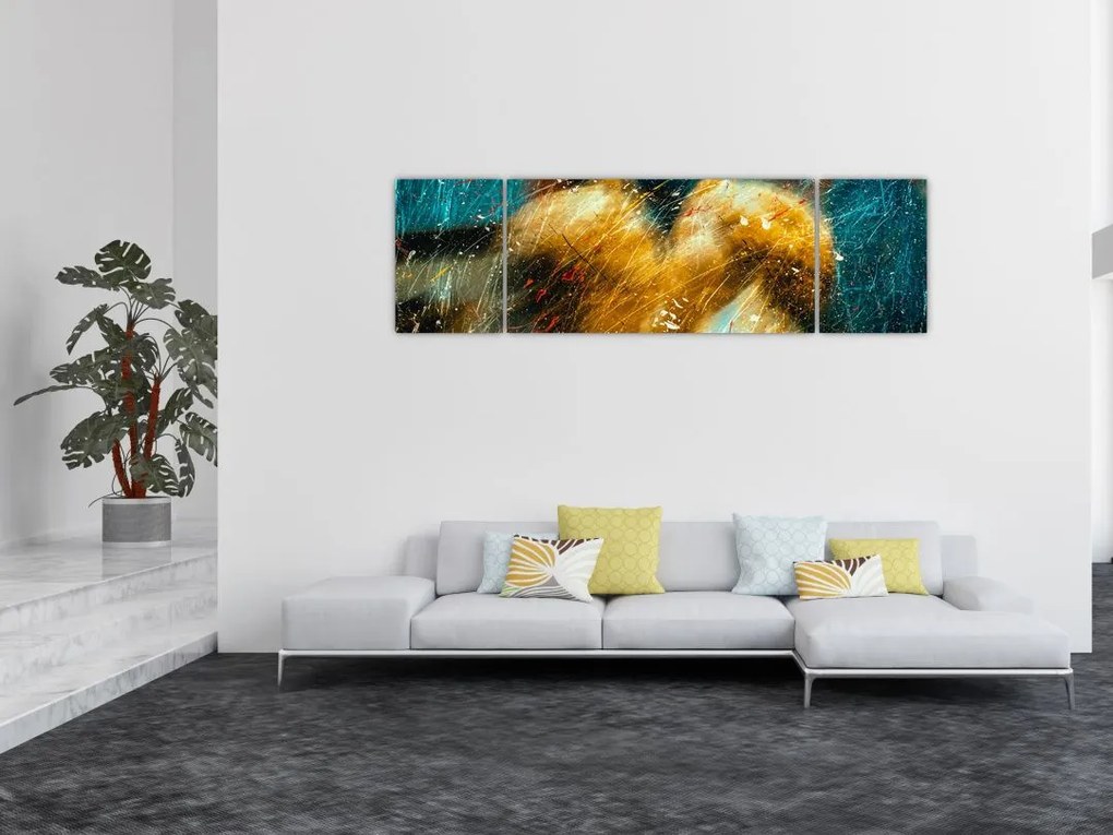 Obraz - Całujące się anioły (170x50 cm)