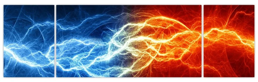 Obraz napięcia elektrycznego (170x50 cm)