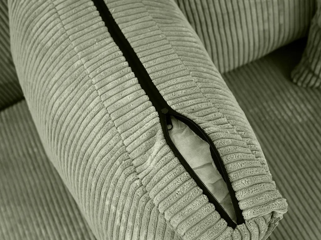 Rozkładana narożna sofa SMART COSARO miętowa, dwustronna + 2 poduszki GRATIS