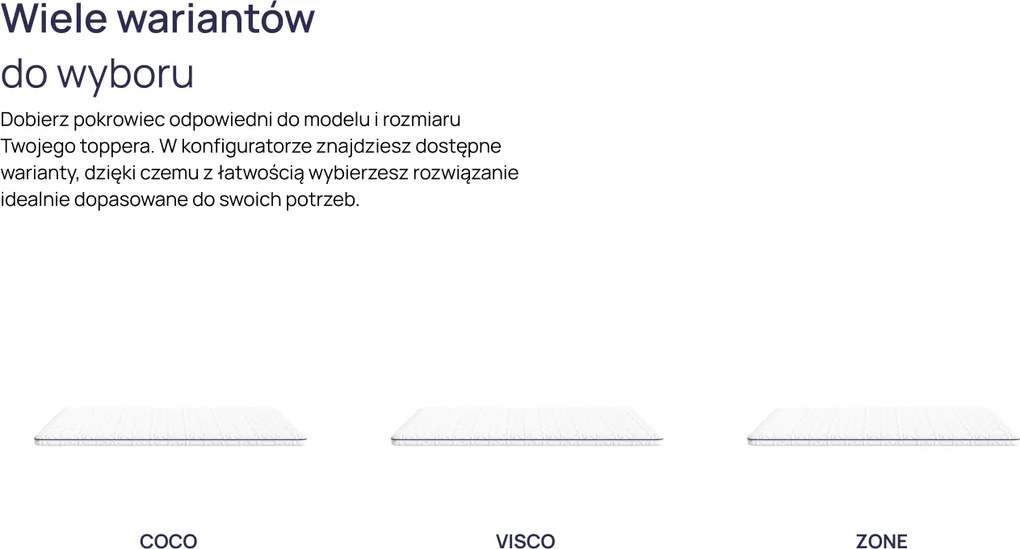Pokrowiec na topper