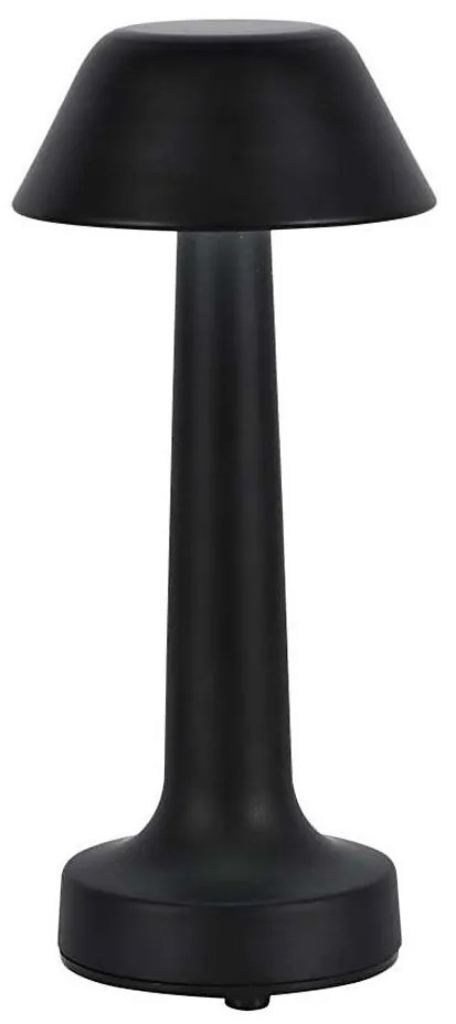 LED ładowalna lampa biurkowa 1W 5V 3000-6000K czarna, ściemnialna