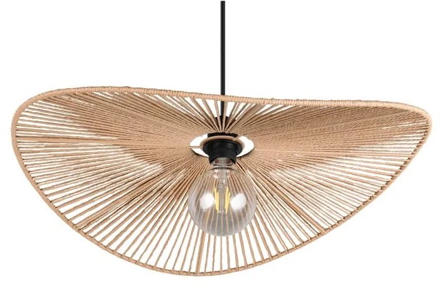 Lampa wisząca w kolorze matowej czerni ø 58 cm Laurine – Trio