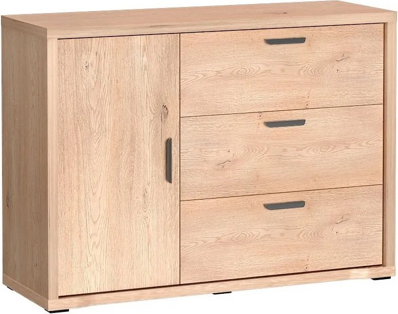 Komoda BRESSO 118 cm do Salonu Sypialni Dąb