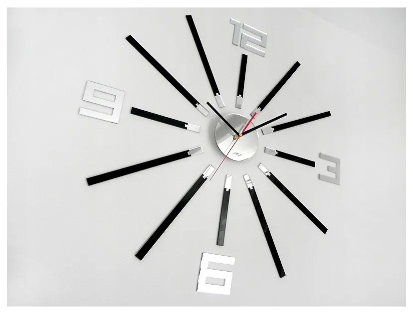 Zegar ścienny naklejany duży nowoczesny akrylowy na ścianę do kuchni salonu