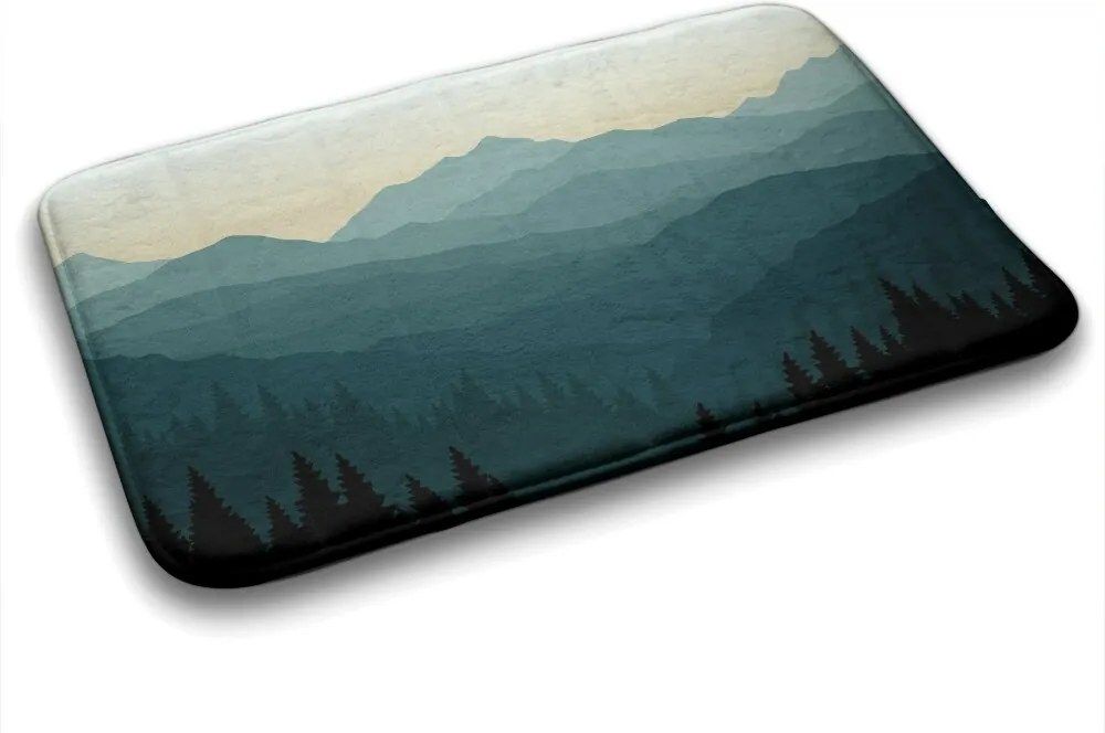 Dywanik antypoślizgowy do łazienki Dywanik antypoślizgowy do łazienki Góry i Las