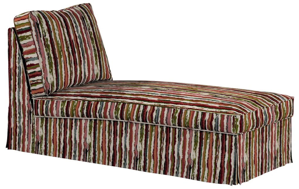 Pokrowiec na szezlong/ leżankę Ektorp wolnostojący prosty tył