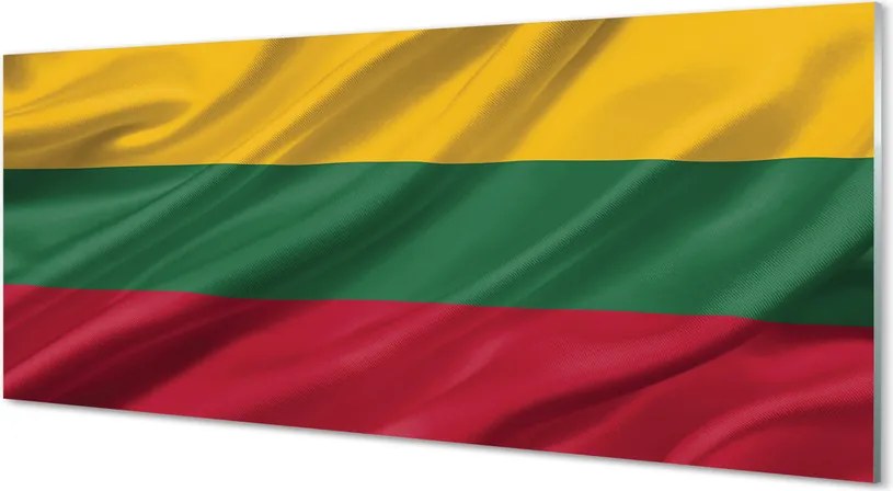 Panel szklany do Kuchni Narodowa Flaga Litwy