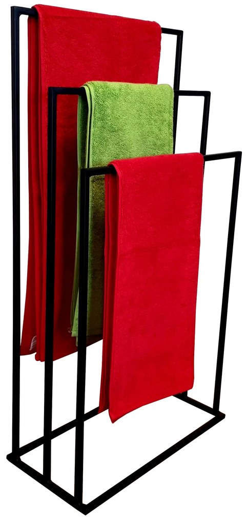 Stojak wieszak III łazienkowy na ręczniki LOFT