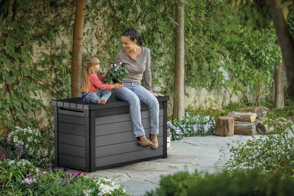 CORTINA skrzynia do przechowywania 380 L, antracyt