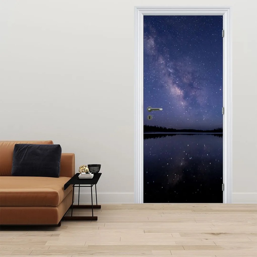 Fototapeta na drzwi - Nocne niebo (95x205cm)