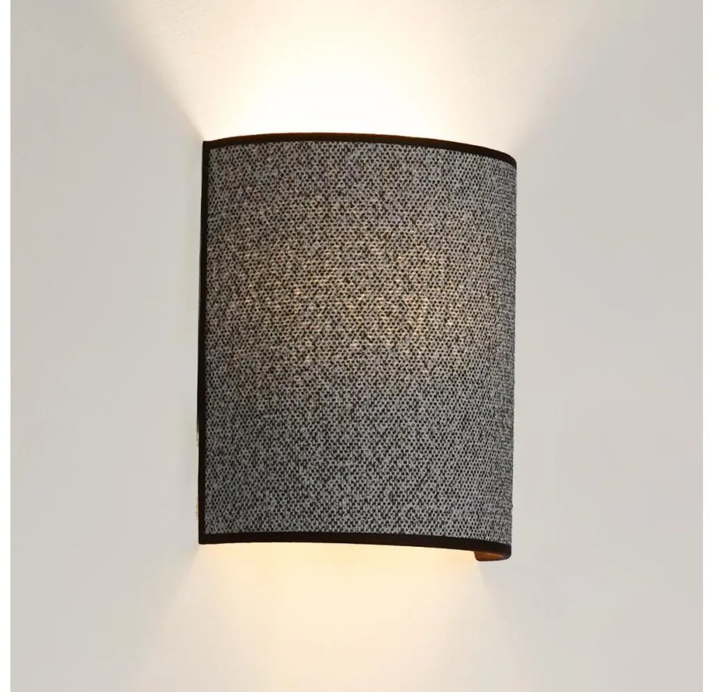 Brilagi - Kinkiet SEMI 1xE27/15W/230V śr. 20 cm szary